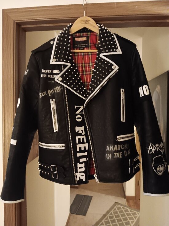 Cult of Individuality Other - Men's Black Punk High Quality  Faux Leather Studded Jacket Size Medium 40